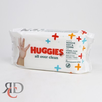 HUGGIES WIPES ALL OVER CLEAN 56CT